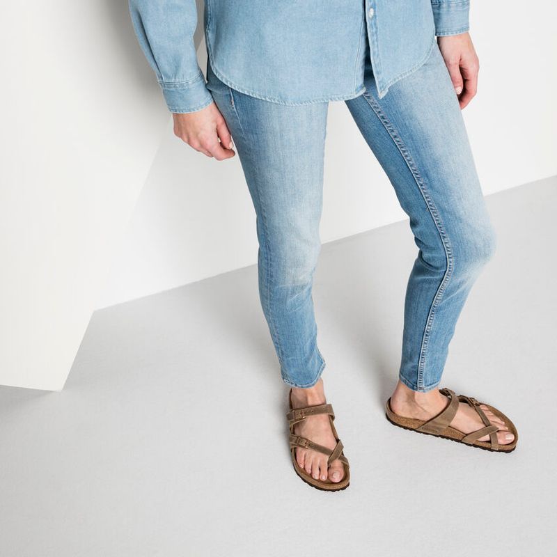 Birkenstock Mayari Tabacco oljet skinn normal