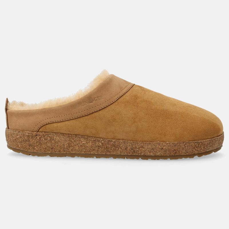 Haflinger Snowbird lammeull tøfler beige
