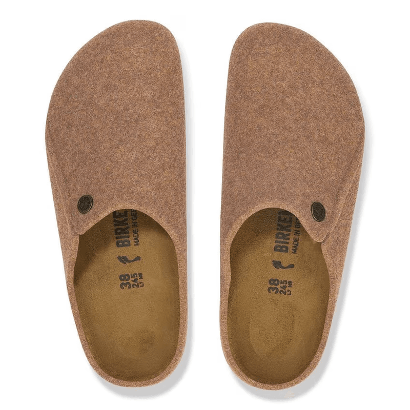 Birkenstock Zermatt Toffe Melange tøffel ullfleece smal