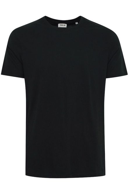 Hovedbilde Solid T-shirt Rock bomull svart