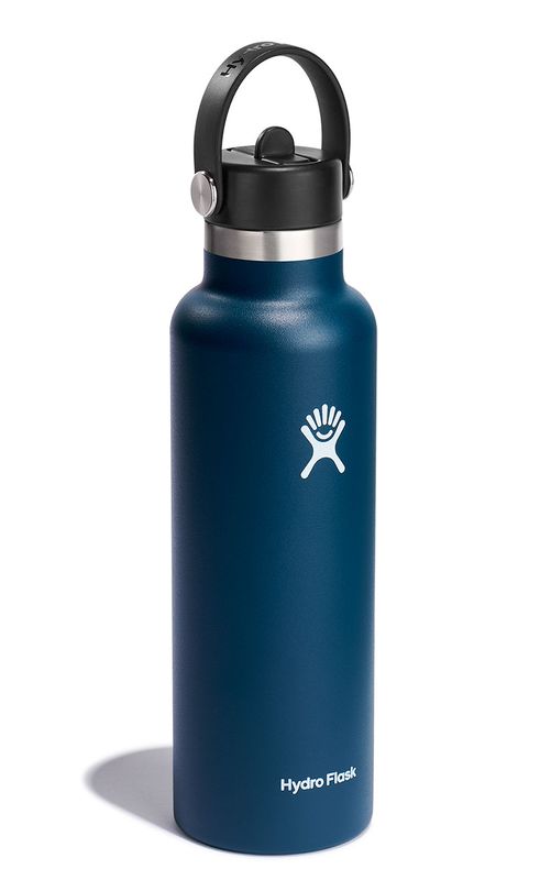 Hydro Flask 21 OZ (621ml) Std Mouth Flex Straw Cap Indigo