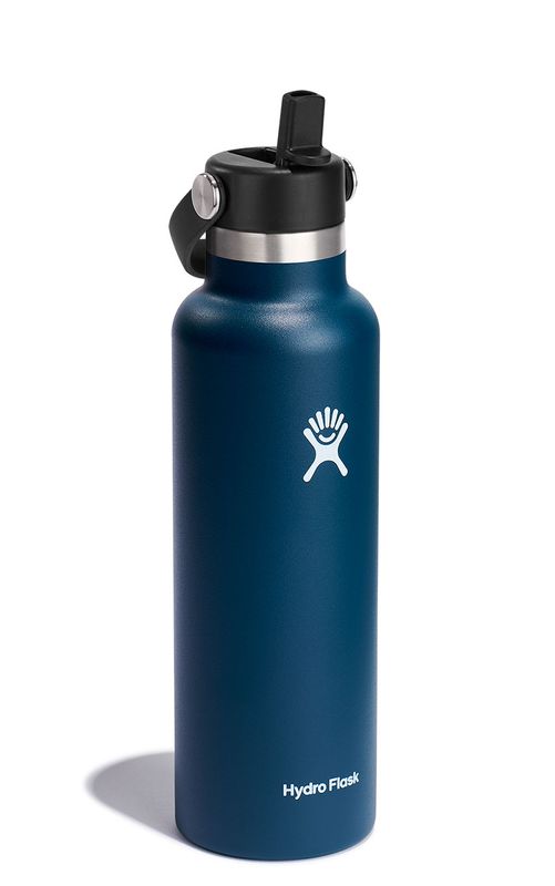 Hydro Flask 21 OZ (621ml) Std Mouth Flex Straw Cap Indigo