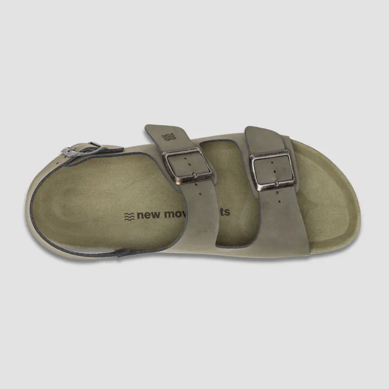 New Movements Everyday Strappy sandal Olive vegan
