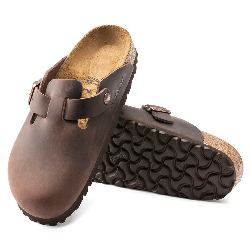 Birkenstock Boston Habana oljet skinn normal